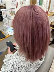 【👑ダメージレスカラー👑】ブリーチカラー+トリートメント