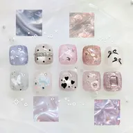 【当店サンプル】フットネイル🤍✨【オフあり】