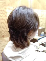 カット+髪質改善カラー&ケアコスメパーマ+ヘッドスパ10分