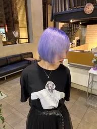 【ブリーチなし】ウルフカット&カラー ¥6500