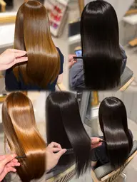 【髪質改善】ダメージレスケアカラー&ヘアエステトリートメント