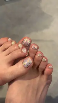 FOOT🦶🏼【初回オフ無料】ワンカラーネイル❤️🔥パラジェル|フィルイン