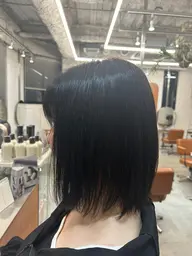 根元のお白髪リタッチ+毛先ワンカラー+コーティングトリートメント🙌