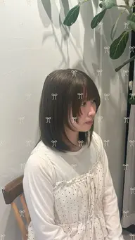 カラー+シャンプーブロー🌿