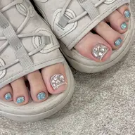 〔親指埋めつくし🉑〕フットワンカラー🐚🫧