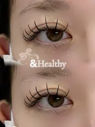 &Healthy(アンドヘルシー)100本✨️まつげエクステ×パーマ オフ無orフラットオフ有