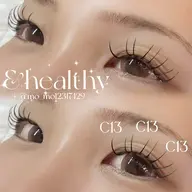 7月限定 &Healthy【アンドヘルシー】マツエク120本+まつげパーマ¥8800