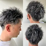 メンズカット + ハイライトメッシュ