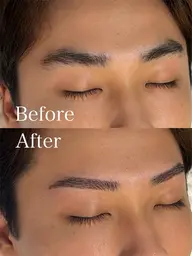 【メンズ限定🔥】メンズ眉毛ワックス(間引き込み)+毛穴洗浄炭酸パック※眉毛メイクをされる方は眉毛のメイクレクチャー付き