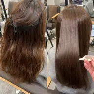 縮毛矯正/美髪矯正【※補強剤込み】(巻ける/地毛風/シャキンとしない自然な仕上がり/ブリーチ矯正/酸熱トリートメント)