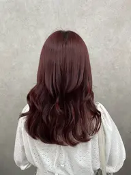 艶感×透明感カラー⭐️ワンカラー+1stepトリートメント