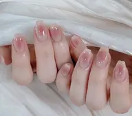 🫐【ハンド】ワンホンチークネイル｜ベース付き｜オフあり