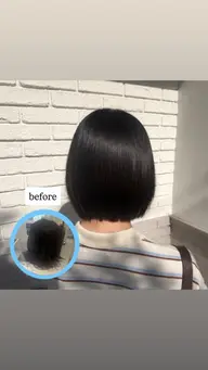 ストレート🪼⟡꙳  まとまりとツヤのある扱いやすい髪へ💖熱で硬くなった髪の毛を柔らかく、質感調節も可能です❣️