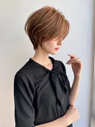 【🪞プレミアム🪞】ショートカット➕透明感カラーor白髪染め➕トリートメント🥣