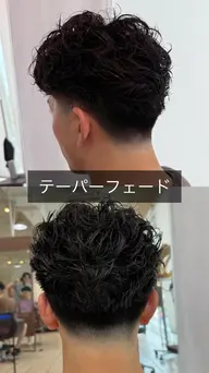 「メンズ人気スタイル🔥」カット+テーパーフェード