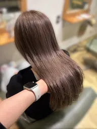 【うるつやな髪へ✨️】《ブリーチなし》ダブルカラー×髪質改善✨️