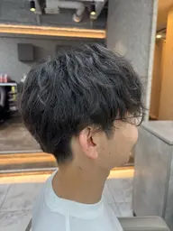 スパイラルパーマ+カット
