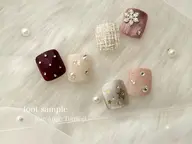 フット親指アートコース オフなし✧︎*。