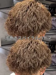 似合わせカット+メンズカラー+パーマ ¥22000 【下関、メンズ、韓国】