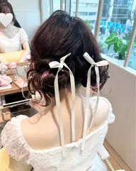 🩶大人気ヘアアレンジ🩶ゆるふわからタイトヘアまでお任せください!【9月平日&日曜日限定】浴衣アレンジもできます!