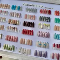 平日限定!【オフ&ケア込】30種類から選べる定額制シンプルアートコース5500円