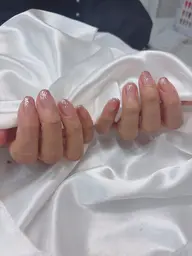 【ハンド】オフなし🤍ラメグラデーション✨️