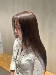 🩵ブリーチなしOnecolor🩷+3stepケラチンtreatment付き✨