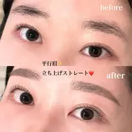 選べるまつ毛パーマ+眉毛ワックス+間引きカット🥺🩷