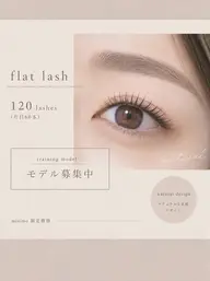 フラットラッシュ120本(片目60本)