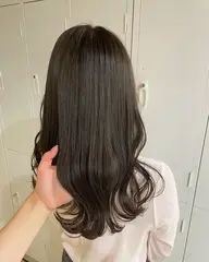 平日限定💫【色気溢れる艶髪に】カット＋ケアカラー＋TOKIO超音波トリートメント