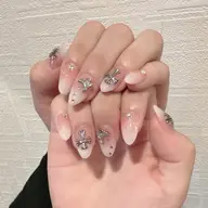 🎀ハンド オフィスフレンチ/カラグラデ/ミナ-(+2個パーツ)ベ-ス色追加料金可能です