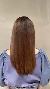 【😉真っ直ぐ過ぎない自然な感じ🫰🏻】 艶髪ナチュラルストレート+トリートメント