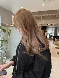 ハイトーンにしたい方はこちら🌙ダメージoffケアブリーチ+ケアカラー+mbSP+TR
