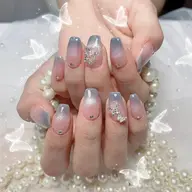 【初回オフ無料★ケア込】トレンド★ワンホン風10本アートし放題【持込OK💎120分時間内10本やり放題】パラジェル追加
