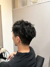 メンズカット+パーマ