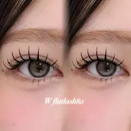 【圧倒的モチ+ボリューム】バインドorダブルフラットラッシュ80本