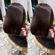 【理想の艶髪へ】似合わせカット+美髪縮毛矯正／髪質改善搭載の縮毛矯正、全国1%のトリートメント込みで感動する「絹髪」へ◎