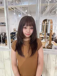 当日ご予約🆗 ブリーチなし+ワンカラー🫧 色落ちまで可愛くサラツヤ髪へ✨