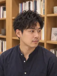 【メンズモデル募集】カット+ニュアンス・シャドウ・フェザーパーマ+眉カット