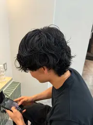 【minimo限定価格】‼️1年間定額‼️メンズカット➕パーマ ➕ワンカラー🫧1stepトリートメント付き💥