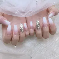💞チップ長さだし10本+ベイビーブーマー+2本埋め尽く💞🌈🉐¥10800