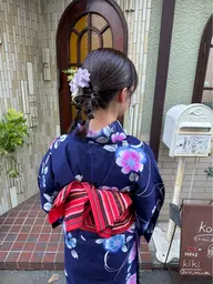 【花火大会🎆お祭り🍧】浴衣着付け+ヘアアレンジ👘