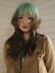 【人気No.1】ダブルカラー(1ブリーチ)+トリートメント＊ミルクティー、ミント、ピンクが人気🍑
