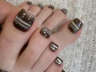 👣フット・120分つけ放題持ち込みデザイン5800円(デザイン6本まで)【初回ジェルオフ無料ケア込み】