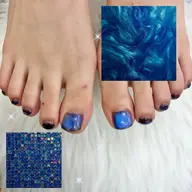 オフ🈚️フット👣マグネットワンカラー🤍パラジェル変更可🙆🏻【大宮/パラジェル/長さだし/フィルイン】