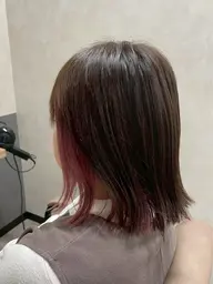 カット➕インナーカラー(ブリーチ込み)