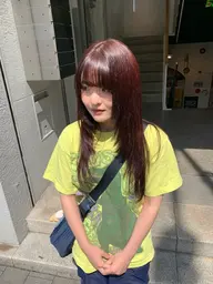 【透明感🆙】人気カラー イルミナカラー➕内部補修5ステップ バイカルテトリートメント💧💧