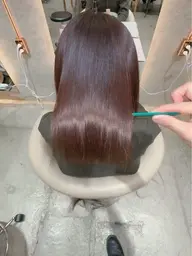 【🤍ほぼノーダメージ?🤍】イルミナカラーより艶UP?😳オイルで染めるイノアカラー+カット+髪質改善tr❣️