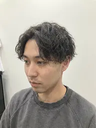 【スタイル写真ご協力で特別価格 】30代メンズ限定|ナチュラルパーマ