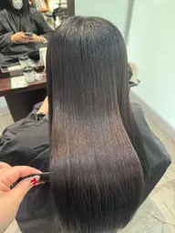 メンテナンスカット+髪質改善ストレート+ amii treatment✨